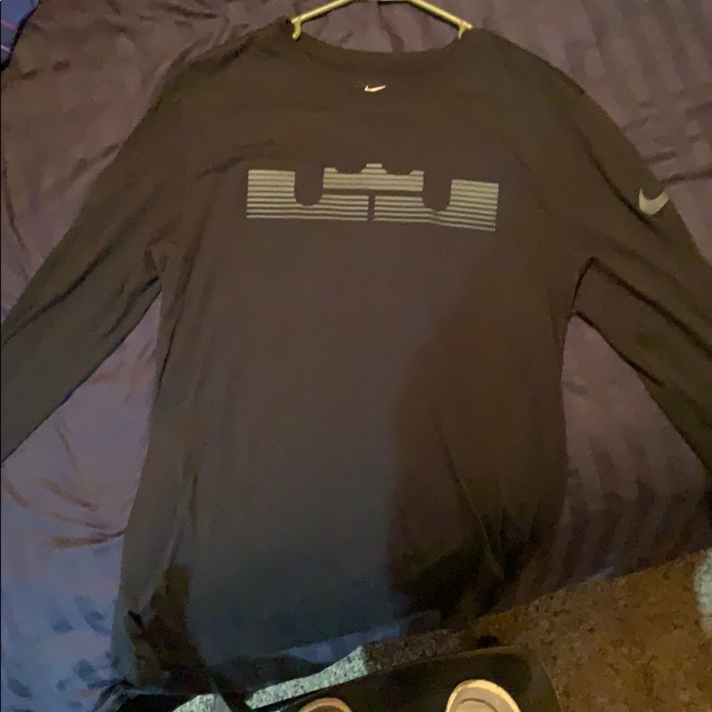 Nike Black LeBron James long sleeve t-shirt